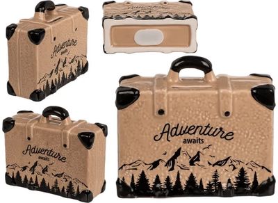 Keramikinė taupyklė, 14,8 x 6 x 13 cm