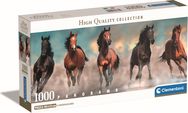 Dėlionė CLEMENTONI PANORAMA HORSES COMPACT 1000 det.