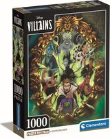 Dėlionė CLEMENTONI HQC VILLAINS - COMPACT 1000 det.