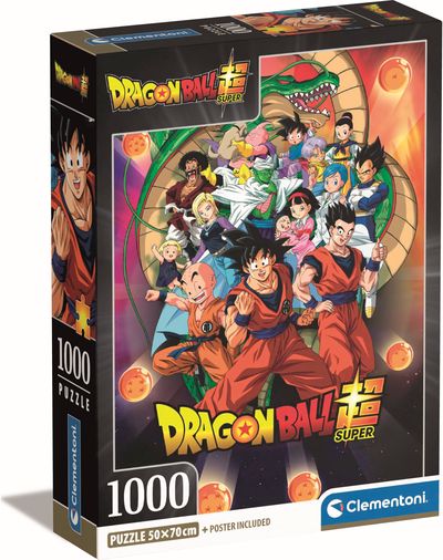 Dėlionė CLEMENTONI DRAGONBALL - COMPACT 1000 det.