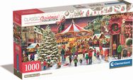 Dėlionė CLEMENTONI PANORAMA CHRISTMAS VILLAGE 2024 COMPACT 1000 det.