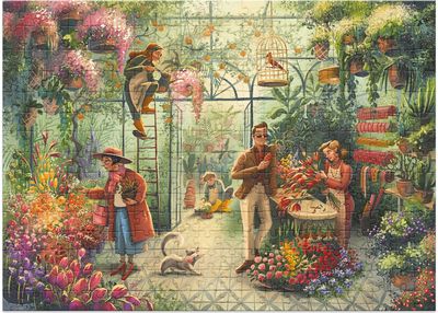 Dėlionė DODO gėlių parduotuvė 300 det.