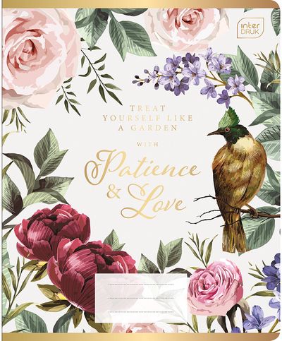 Sąsiuvinis INT BOTANIQUE, A5, 70 g., 60 l., langeliais