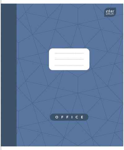 Sąsiuvinis INT OFFICE, A5, 70 g., 96 l., langeliais