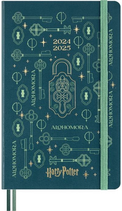 Darbo knyga Moleskine Harry Poter 18 mėn. 2024-25, 13x21 cm, savaitinė, kieti vi ršeliai