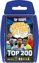 Kortelės TOP TRUMPS World Football Stars 200 Pack 1 (EN)