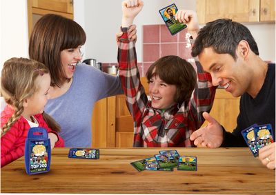 Kortelės TOP TRUMPS World Football Stars 200 Pack 1 (EN)