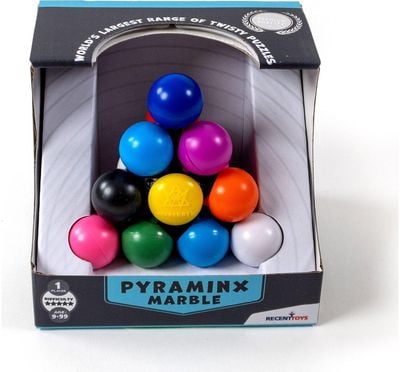 RECENT TOYS Galvosūkis PYRAMINX MARBLE