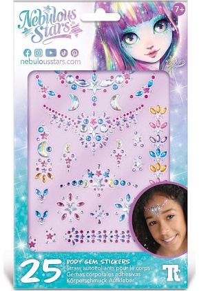 NEBULOUS STARS Body Gem Stickers įv. rūšys