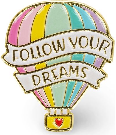 Metalinis ženkliukas AIR BALLOON