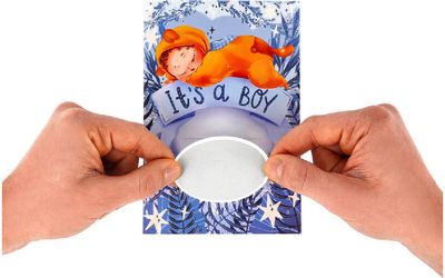 Atvirukas SCRATCH REVEAL IT'S A BOY