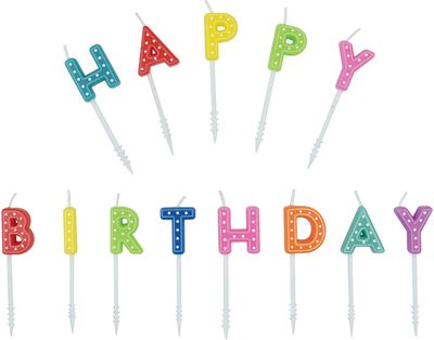 Gimtadienio žvakutės, 12 vnt