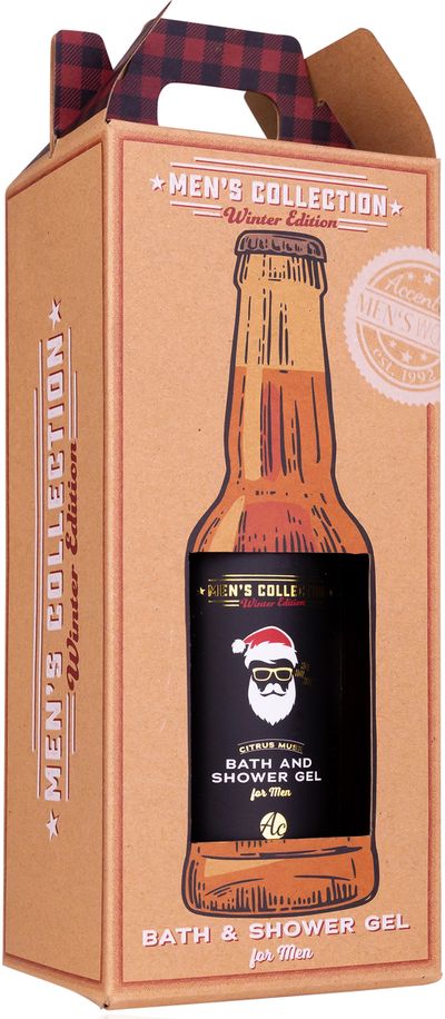 Vonios ir dušo želė MEN'S COLLECTION WINTER EDITION, 360 ml.