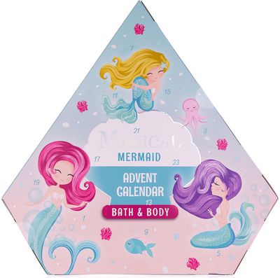 Advento kalendorius MAGICAL UNICORN & MERMAID, 40 x 8.5 x 39 cm
