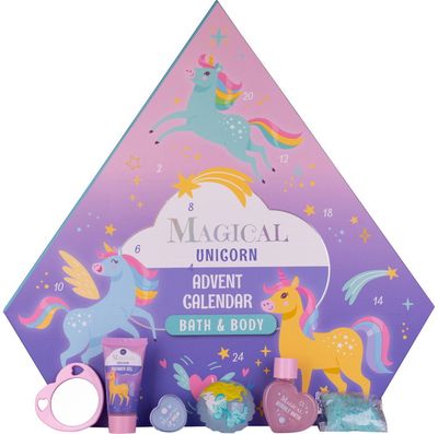 Advento kalendorius MAGICAL UNICORN & MERMAID, 40 x 8.5 x 39 cm