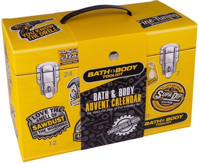 Advento kalendorius BATH & BODY TOOLKIT, 31 x 14 x 23 cm