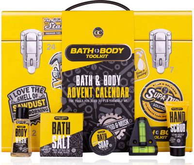 Advento kalendorius BATH & BODY TOOLKIT, 31 x 14 x 23 cm
