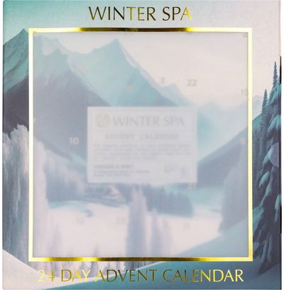 Advento kalendorius WINTER SPA, 40 x 4.7 x 40 cm