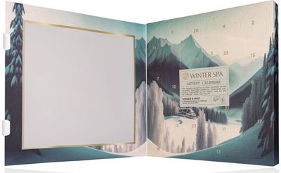 Advento kalendorius WINTER SPA, 40 x 4.7 x 40 cm