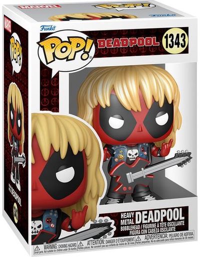 Figūrėlės ir marškinėlių rinkinys FUNKO POP & Tee: Deadpool - Heavy Metal (L)
