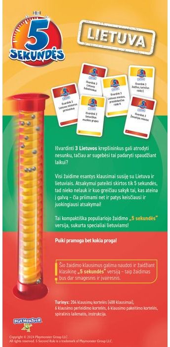 Stalo žaidimas 5 SEKUNDĖS LIETUVA