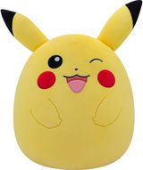 SQUISHMALLOWS POKEMON Pliušinis žaislas WINKING PIKACHU, 35 cm