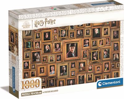 Dėlionė CLEMENTONI HARRY POTTER IMPOSSIBLE 1000 det. (compact)