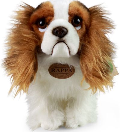 Pliušinis žaislas šuo Karaliaus Karolio spanielis 25 cm ECO-FRIENDLY