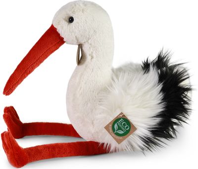 Pliušinis žaislas gandras 39 cm ECO-FRIENDLY