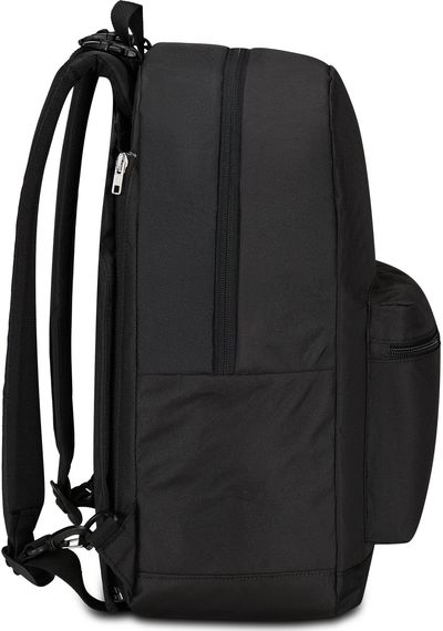 Dvipusė kuprinė SEVEN LEDCONTOUR, su ausinėmis, RPET, 44 cm, juoda/ grafiti