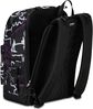 Dvipusė kuprinė SEVEN LEDCONTOUR, su ausinėmis, RPET, 44 cm, juoda/ grafiti