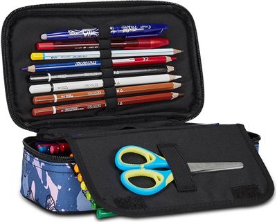 Penalas-dėžutė SEVEN QUICK CASE REFLEX BLUE, RPET, XL, užpildytas