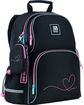 Ergonominė kuprinė Kite HEART, M, 39 cm, su LED, juodos sp.