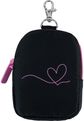 Ergonominė kuprinė Kite HEART, M, 39 cm, su LED, juodos sp.