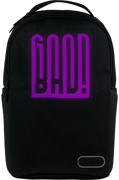 Ergonominė kuprinė Kite Education Teens GOOD/BAD, M, 40 cm, su LED