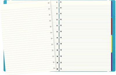 Užrašinė FILOFAX Classic Brights, A4, keičiami lapai, Aquamarine