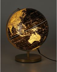 Gaublys RETRO, 23 cm, LED, USB, juodos sp., šviečiantis