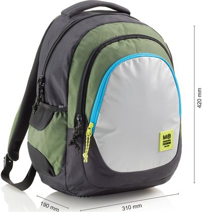 Kuprinė MR BERLIN RIDER GR , RPET, 42 cm, 3 skyrių