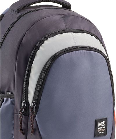 Kuprinė MR BERLIN RIDER BL , RPET, 42 cm, 3 skyrių