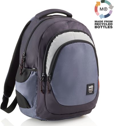 Kuprinė MR BERLIN RIDER BL , RPET, 42 cm, 3 skyrių