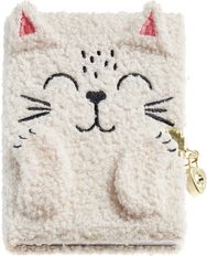 Dienoraštis B2F SECRET DIARY CAT su spynele, kailinis, 80 l., 80 g