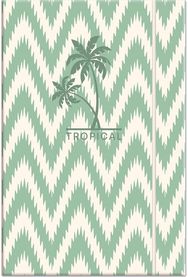 Dėklas sąsiuviniams Lastva Tropical su guma, A4, 2 cm