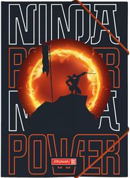 Aplankas plastikinis Brunnen NINJA su guma, A4