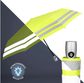 Skėtis Perletti Neon Yellow, auto, tr., atspindintis šviesą, dm.-104 cm