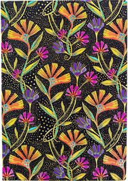 Užrašinė Flexis WILD FLOWERS, Midi, linijomis, 176 p.