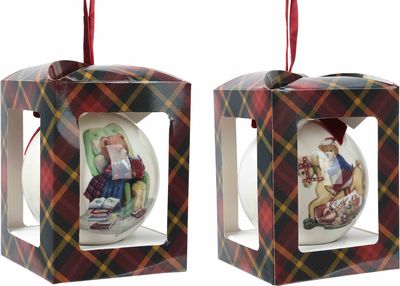 Eglutės žaisliukas KM XMAS, įv. rūšys