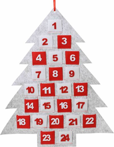Advento kalendorius KM XMAS TREE, 63 cm