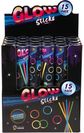 „Glow stick“ švytintys tamsoje lazdelių rinkinys, 15 vnt.