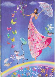 Užrašinė Hard SPRING RAINBOW, Midi, linijomis, 144 p.