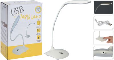 Stalinė lempa WHITE su LED